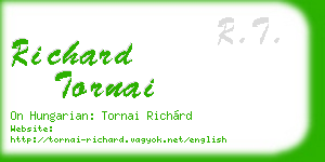 richard tornai business card